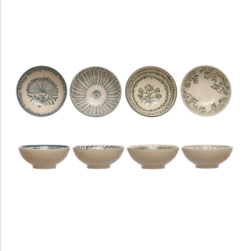 STONEWARE BOWL assorted styles