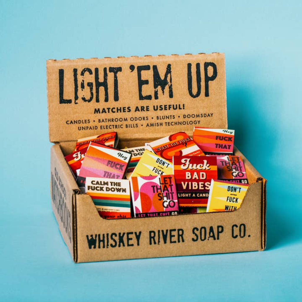 LIGHT 'EM UP book of matches