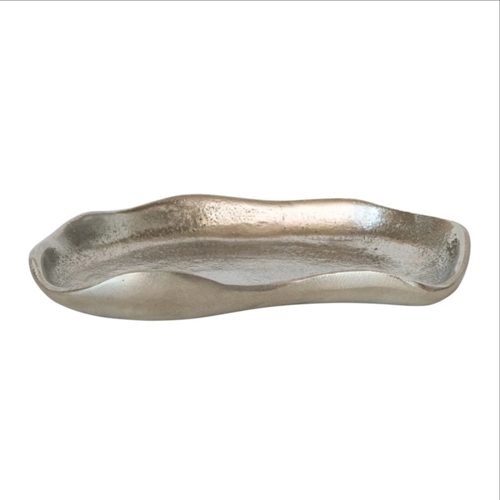 CAST ALUMINUM ORGANIC SHAPED TRAY