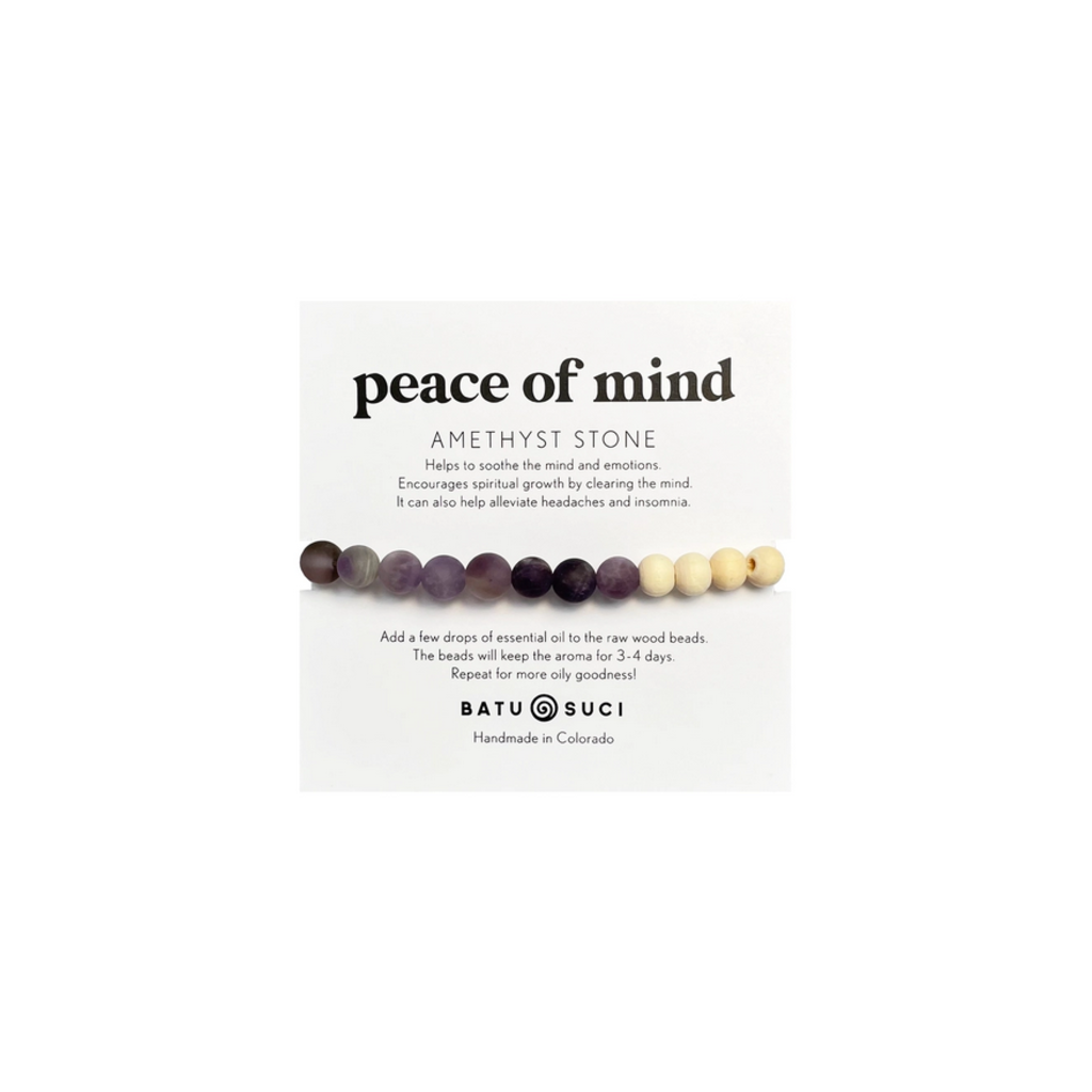 PEACE of MIND diffuser bracelet