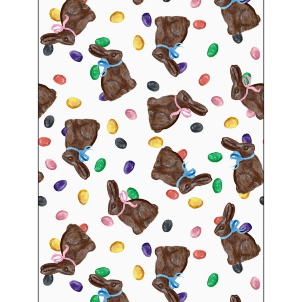 Yummy Chocolate: Double-Sided Hand Towel