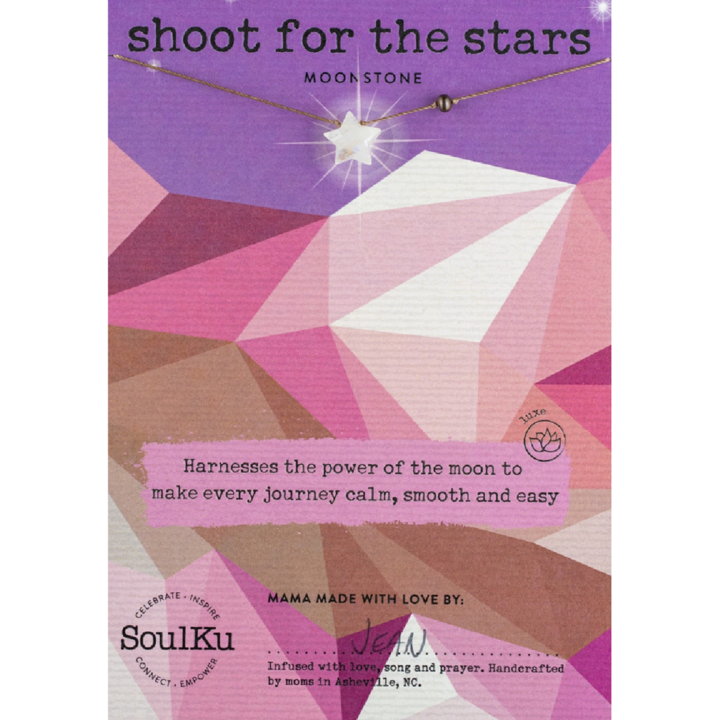 Moonstone Shoot For the Stars Necklace
