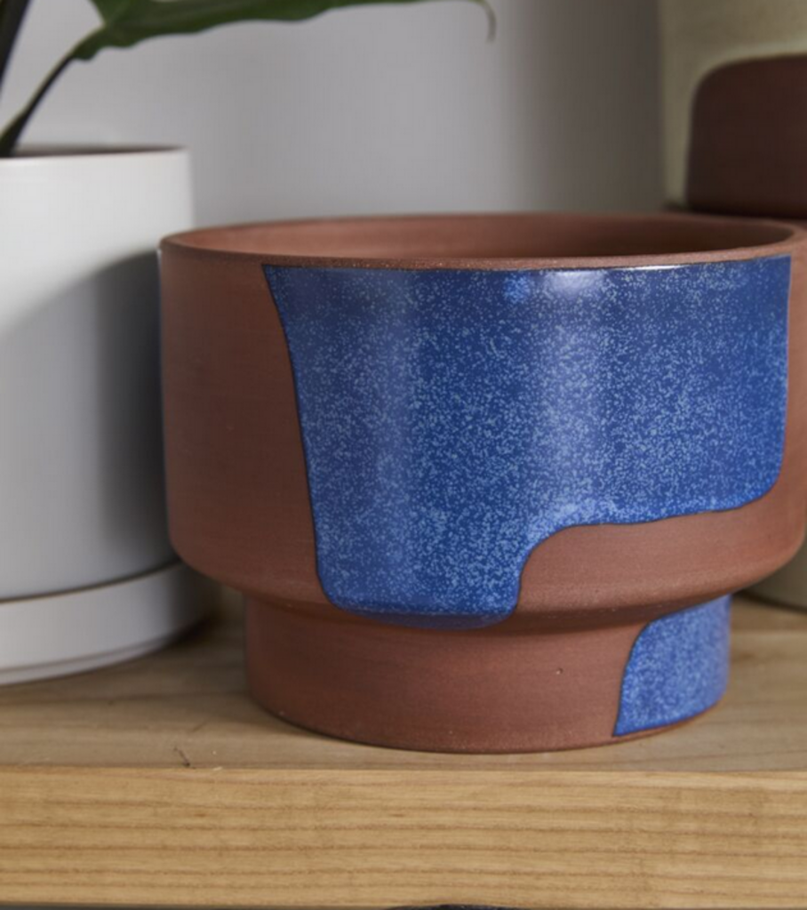 Blue Shanti Pot