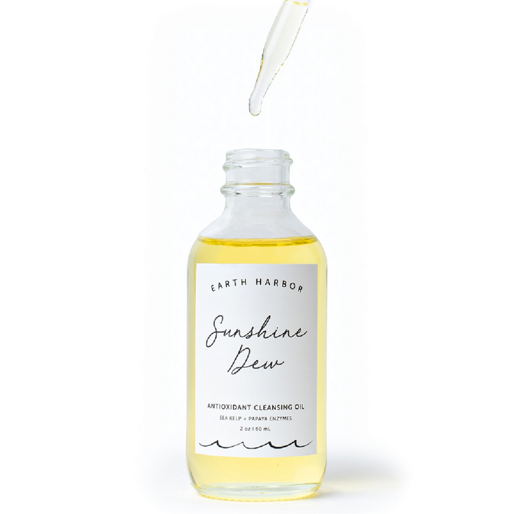 Sunshine Dew Cleansing Oil: Papaya Antioxidants + Enzymes