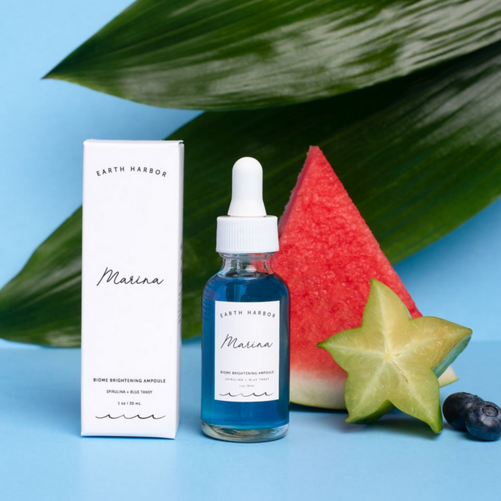 Marina Biome Brightening Concentrate: Blue Tansy + Squalane