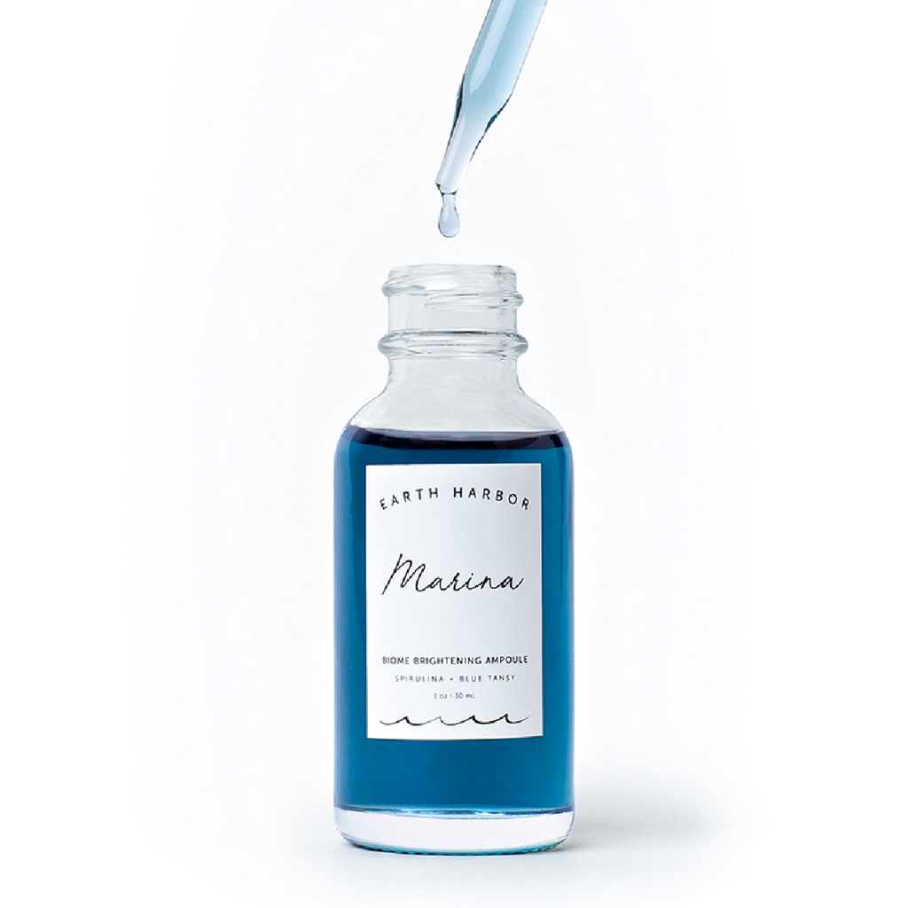 Marina Biome Brightening Concentrate: Blue Tansy + Squalane