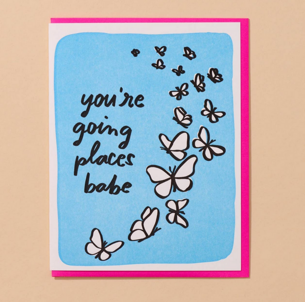 Going Places Babe Card