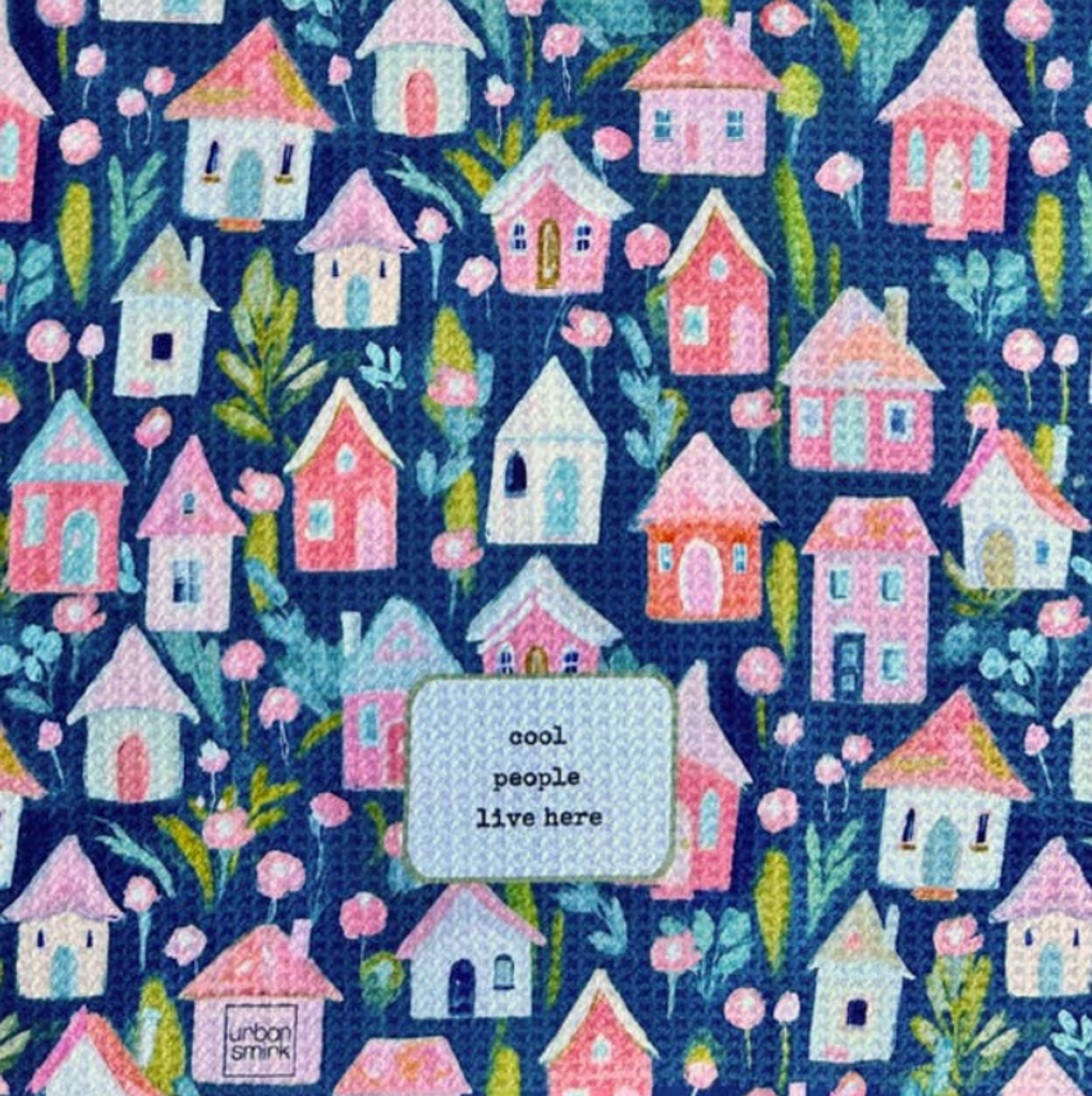 "Cool People Live Here" Kitchen Towel