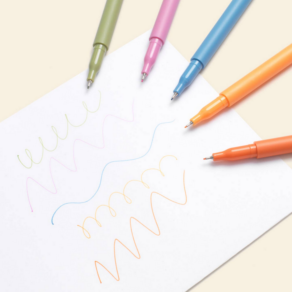 High Energy Fineliners - Set of 5