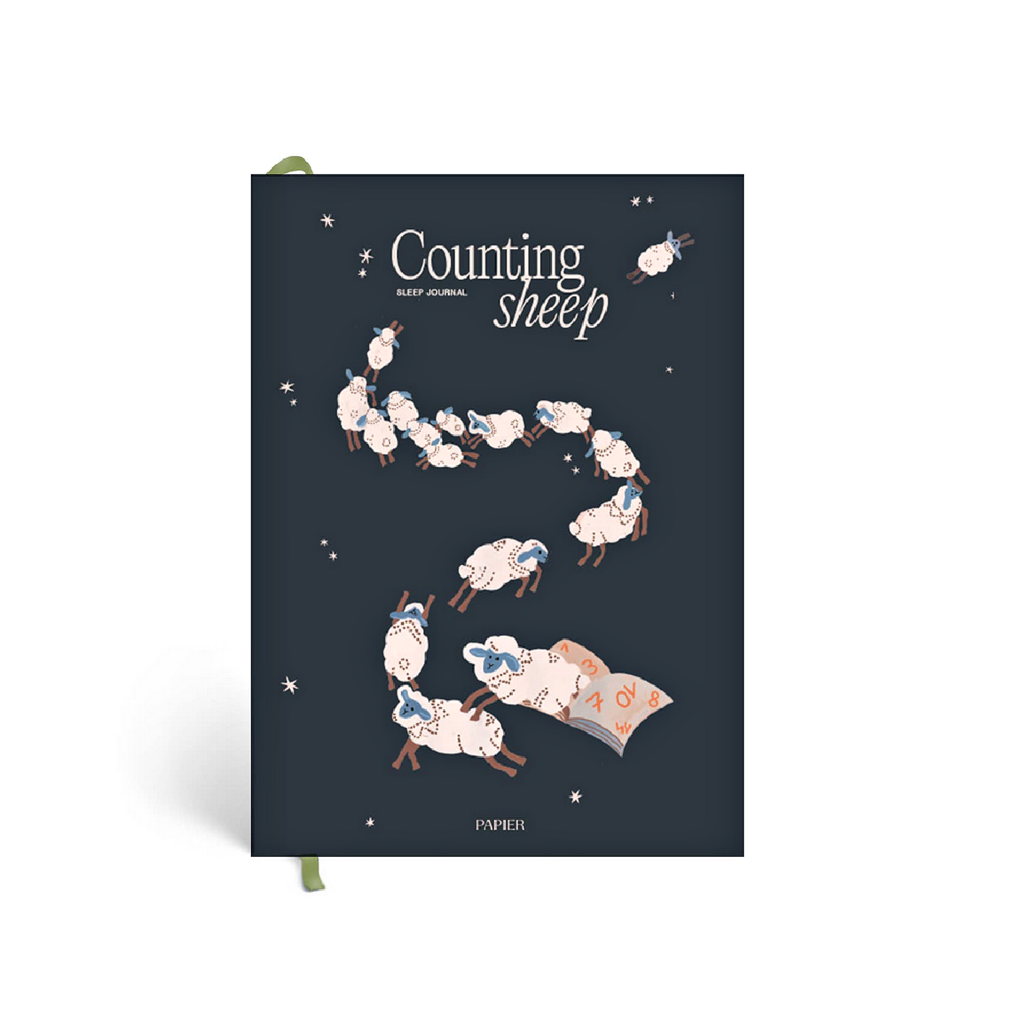 Counting Sheep Hardcover Guided Sleep Journal