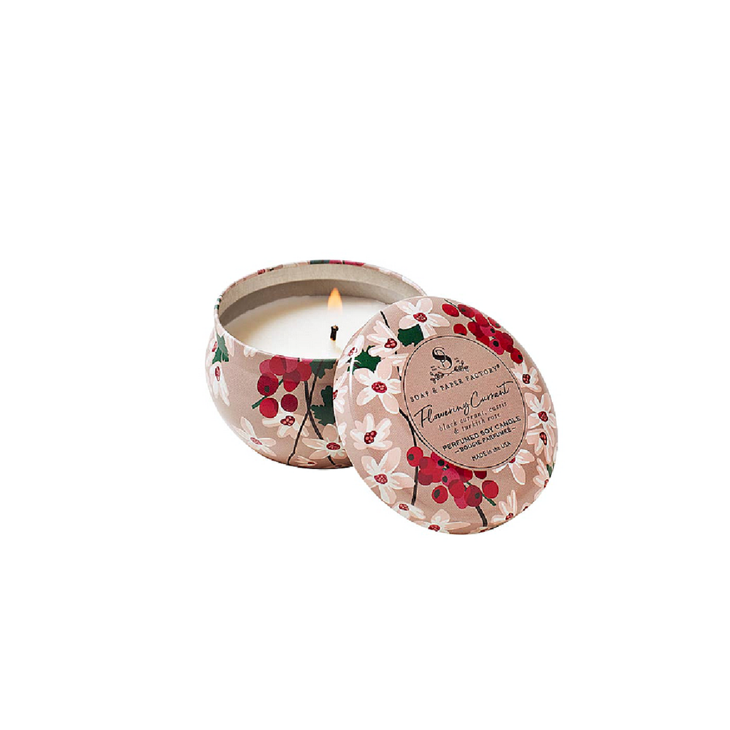 Flowering Currant Large Tin Soy Candle