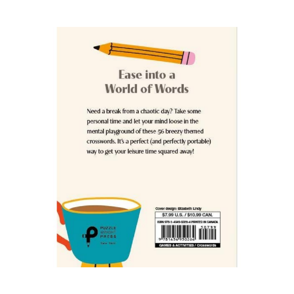 Pause For Puzzles: Easy Crosswords By Juliana Tringali Golden