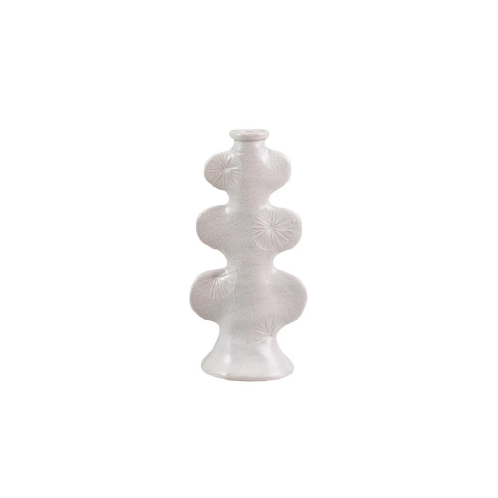 STONEWARE SCULPTURAL taper holder