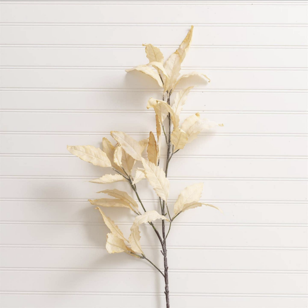 CREAM LEAF branch 40"