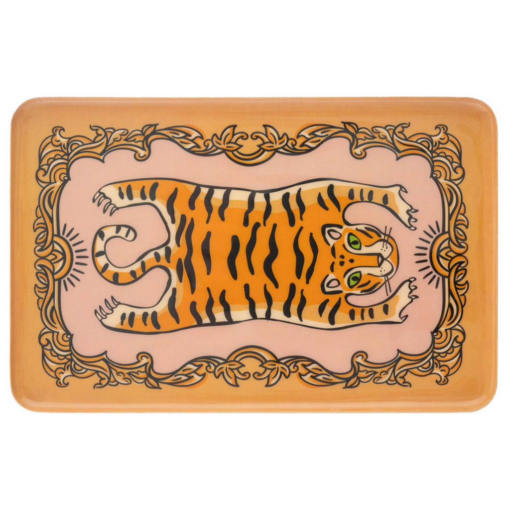 TIGER Large Enamel Tray