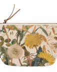 DANDELION zipped pouch