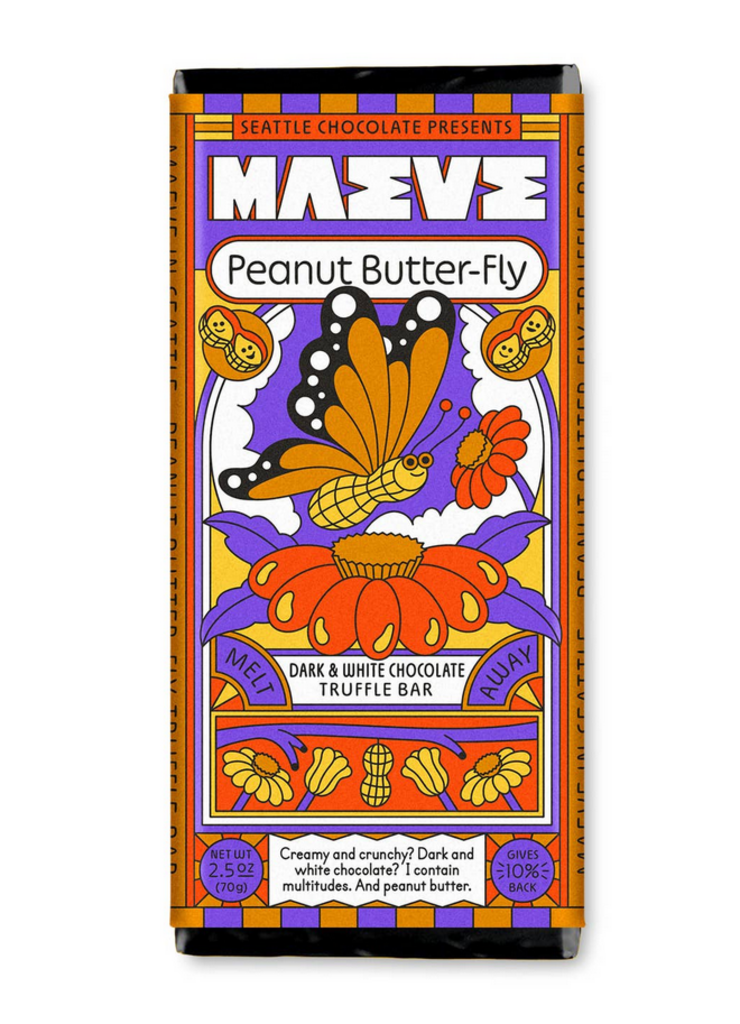 Peanut Butter-Fly Truffle Bar