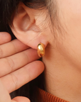 Blandine 18K Non-Tarnish Classic Hoop Earring