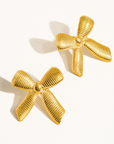 Lillian 18K Gold Non-Tarnish Bow Stud