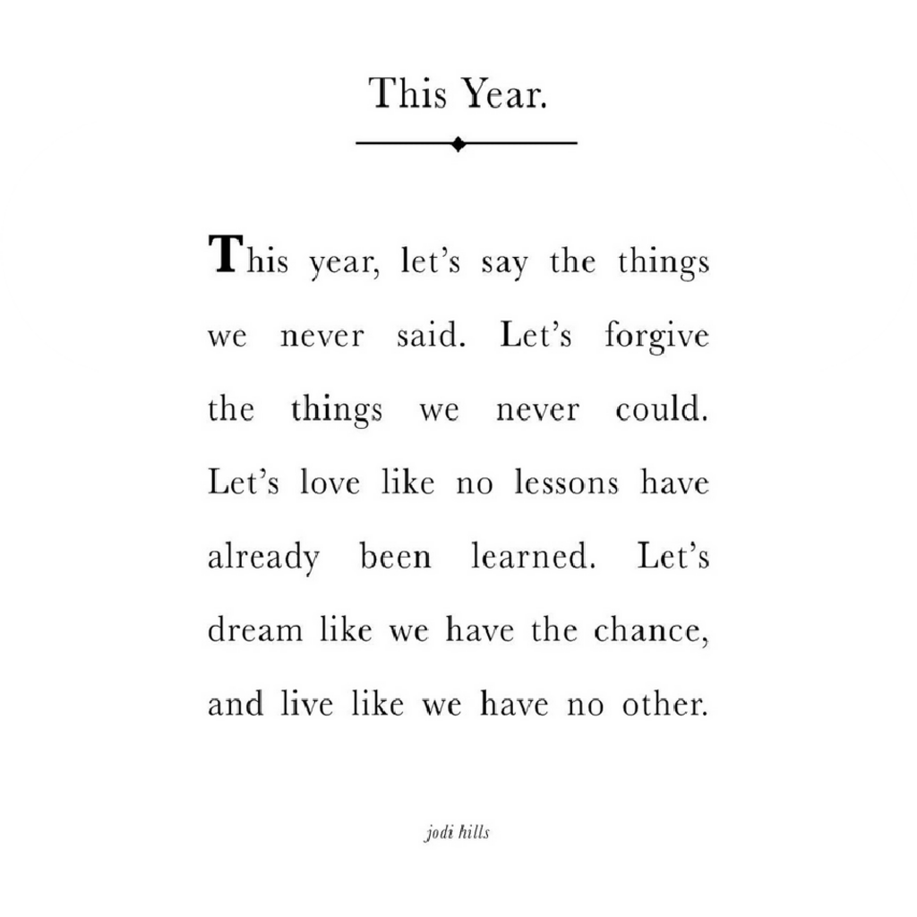 This Year Words Art Print 11x14