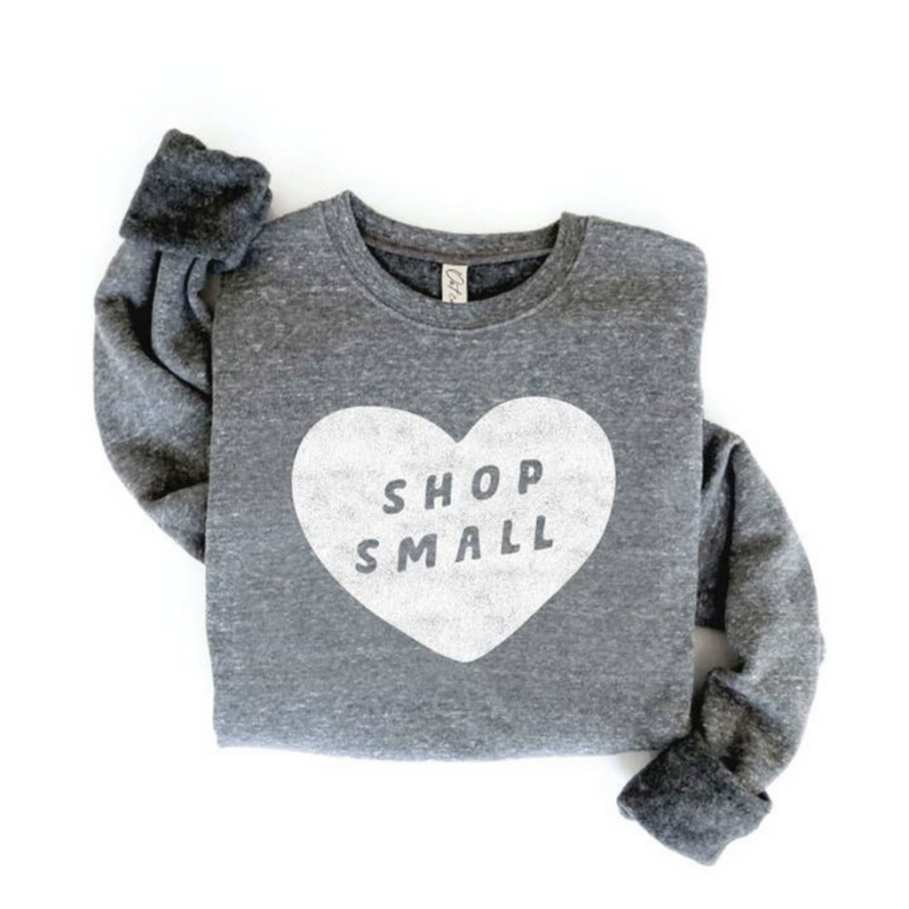 SHOP SMALL sweatshirt GREY X-LARGE