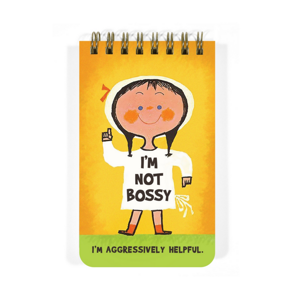 I'm Aggressively Helpful - Spiral Memo Notepad