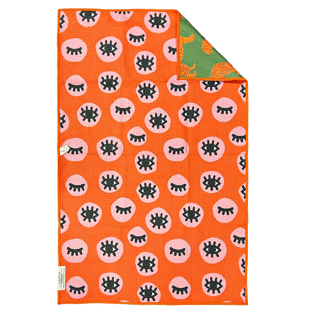 Eye of the Tiger: Reversible Hand Towel