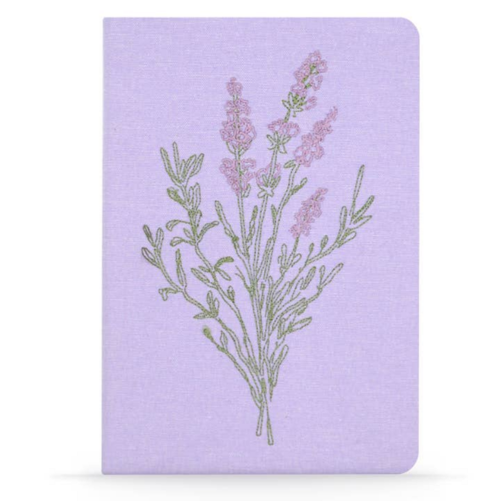 Lavender Bunch Fabric Notebook