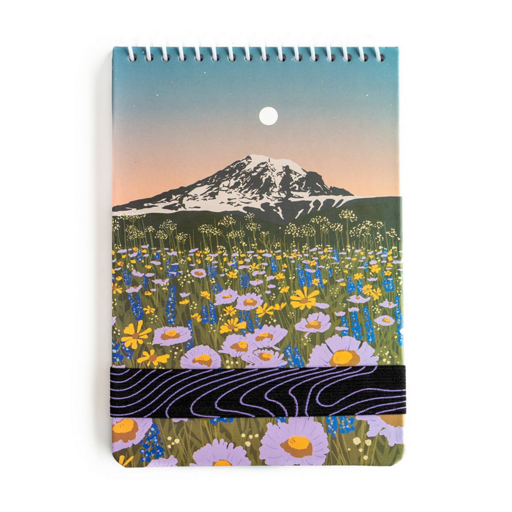 Mountain Flowers Spiral Notebook