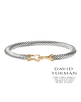 DAVID YURMAN 7mm CABLE BRACELET fits 6.5" retail 2150.00