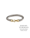 DAVID YURMAN 7mm CABLE BRACELET fits 6.5" retail 2150.00