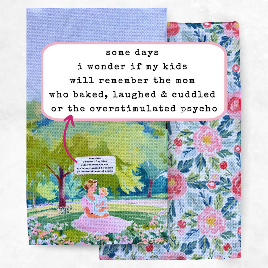 Overstimulated Psycho Kitchen Towel