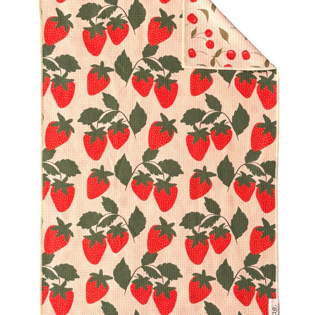 Berries & Cherries: Reversible Hand Towel