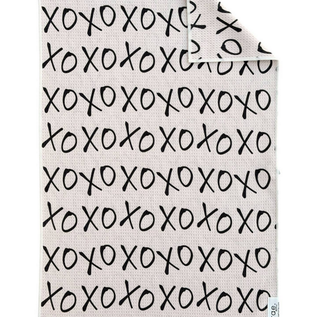 Kisses and Cuddles: Double-Sided Hand Towel