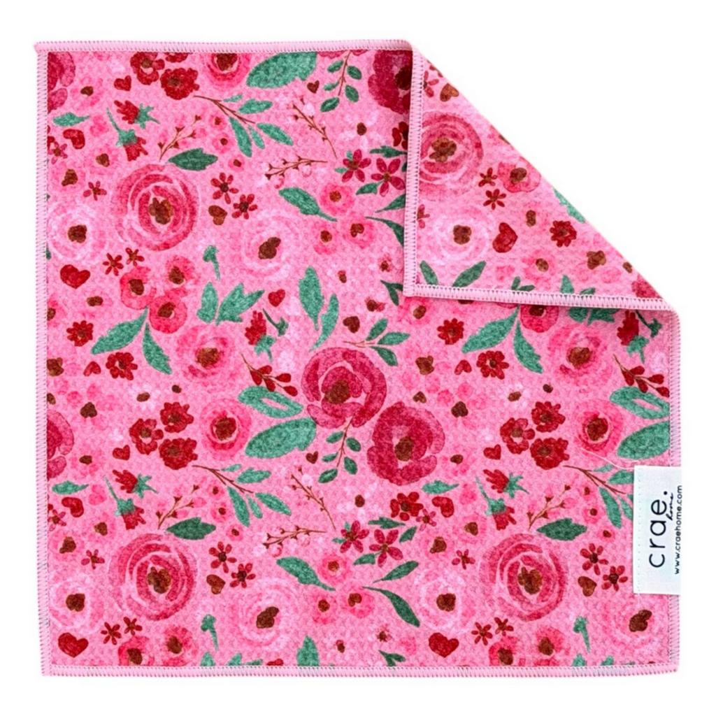 Lush Blooms: Double-Sided Washcloth