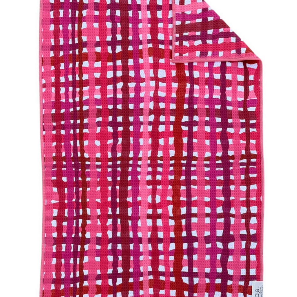Plaid About You: Double-Sided Hand Towel