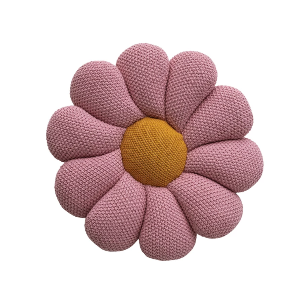 PINK FLORAL PILLOW