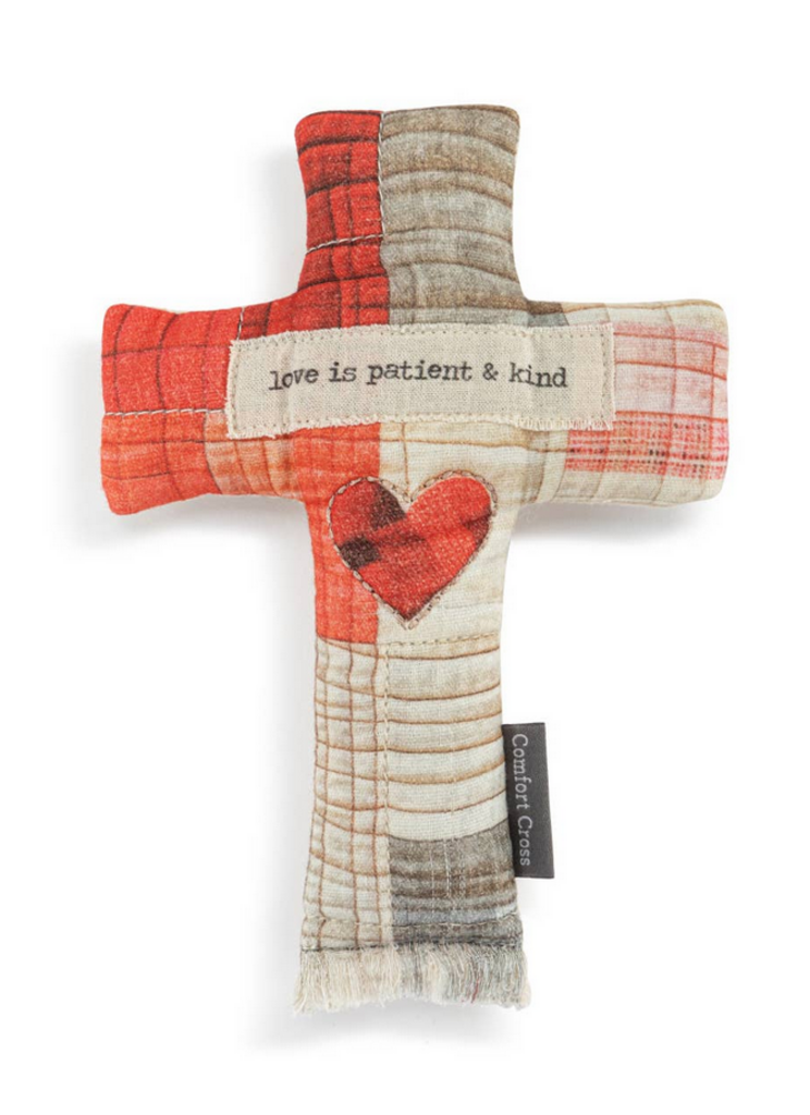 "Love Is Patient and Kind" Comfort Cross