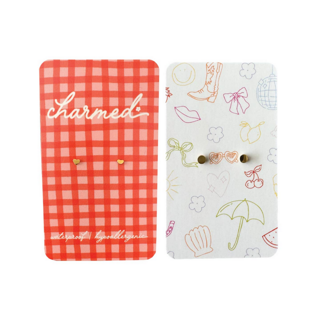 Hypoallergenic & Screw-Back - Tiny Hearts