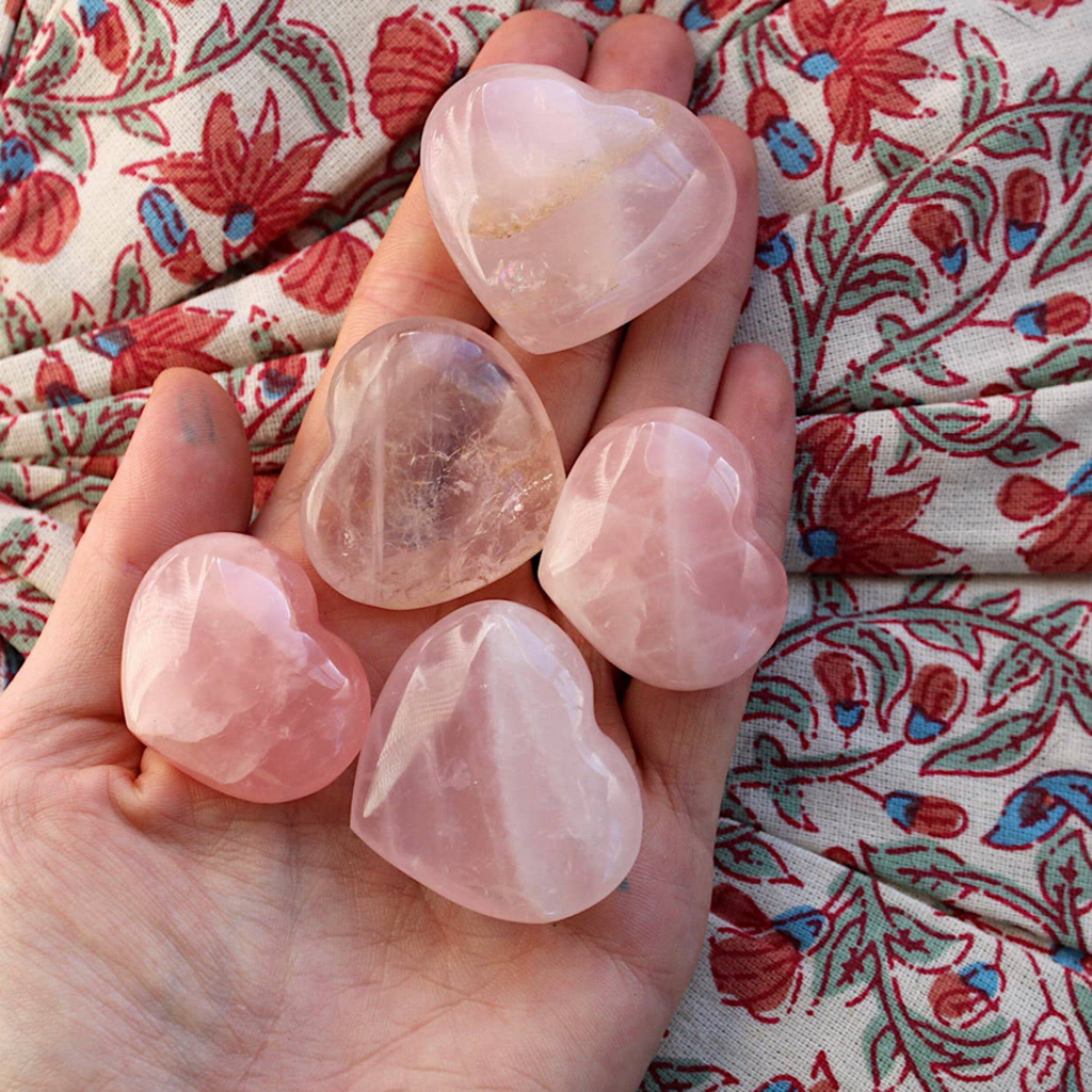 Rose Quartz Heart