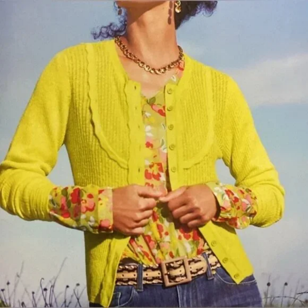CABI LUSTER CARDIGAN SZ MEDIUM B1