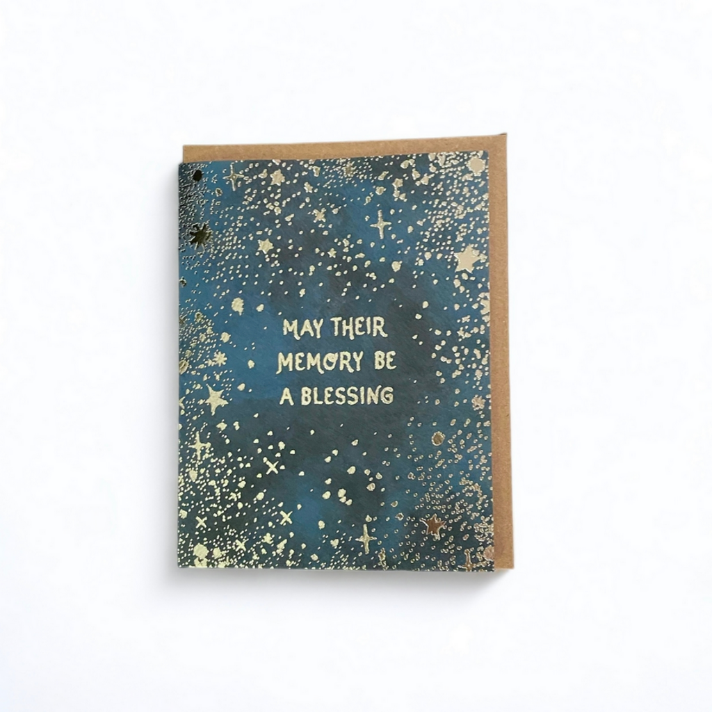 May Their Memory Be A Blessing - Card