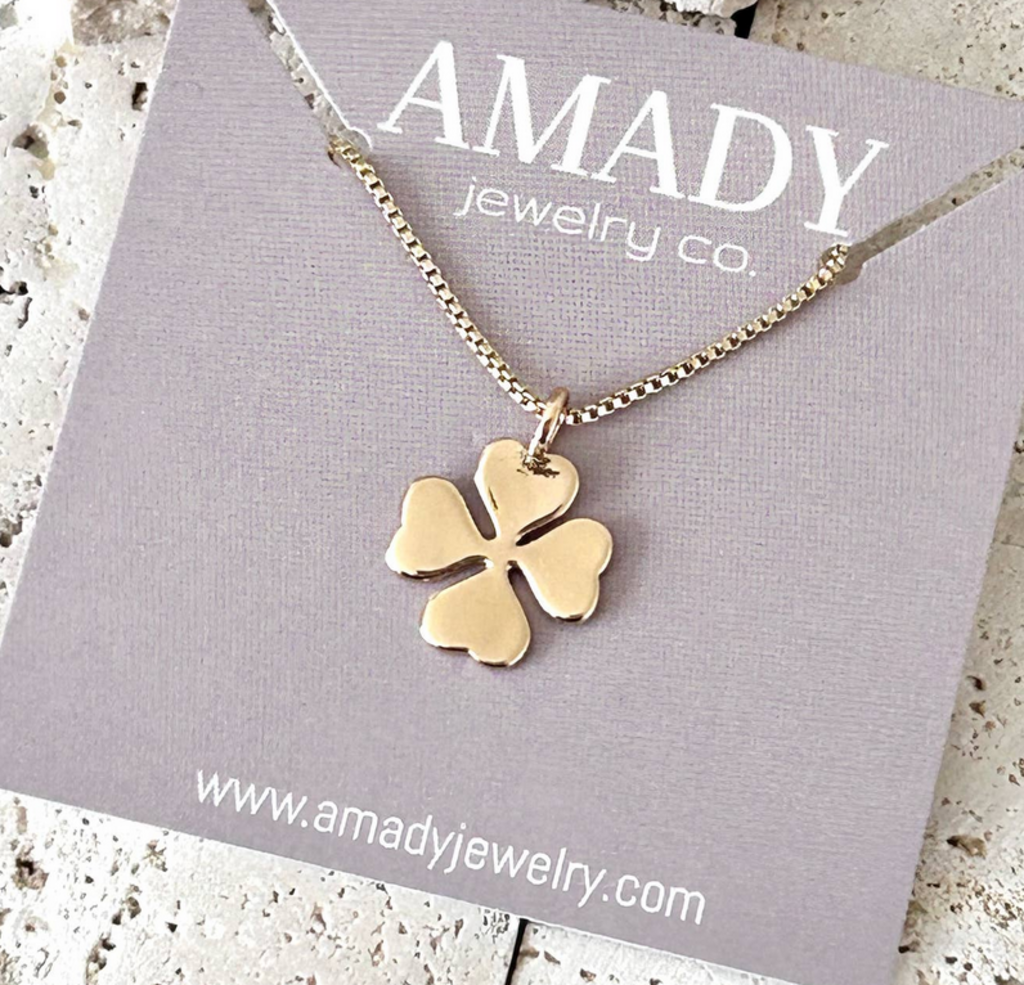 Lucky Charm 18K Gold Filled Pendant Necklace