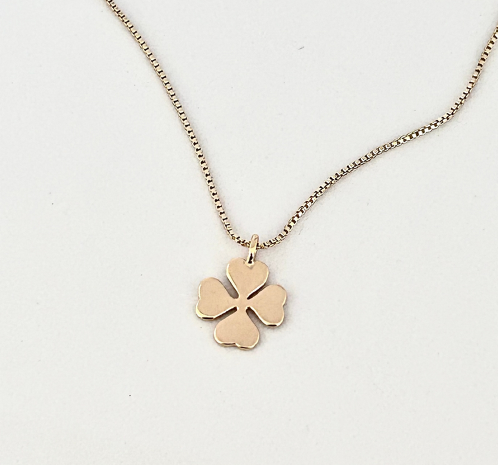 Lucky Charm 18K Gold Filled Pendant Necklace
