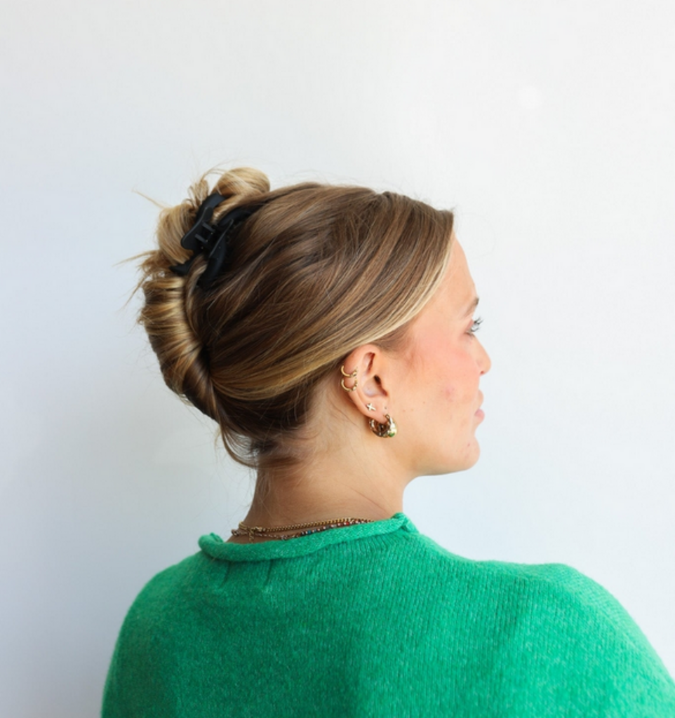 Matte Black - Kaxi Mini Wavy Hold Everything Claw