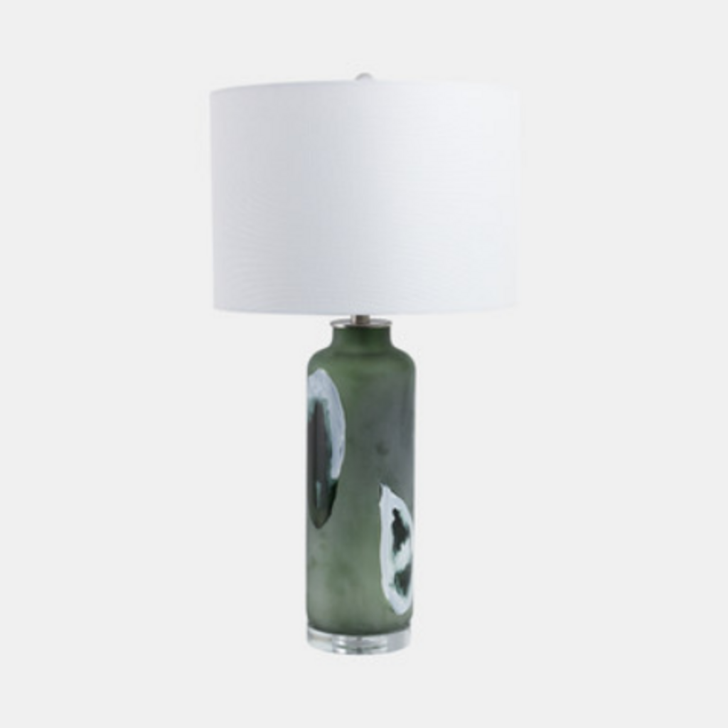 ARTFUL GLASS TABLE LAMP