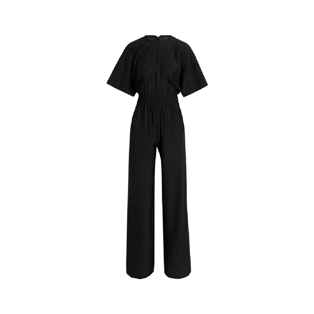 ATM SILK CREPE JUMPSUIT retail 550.00 SZ LARGE W