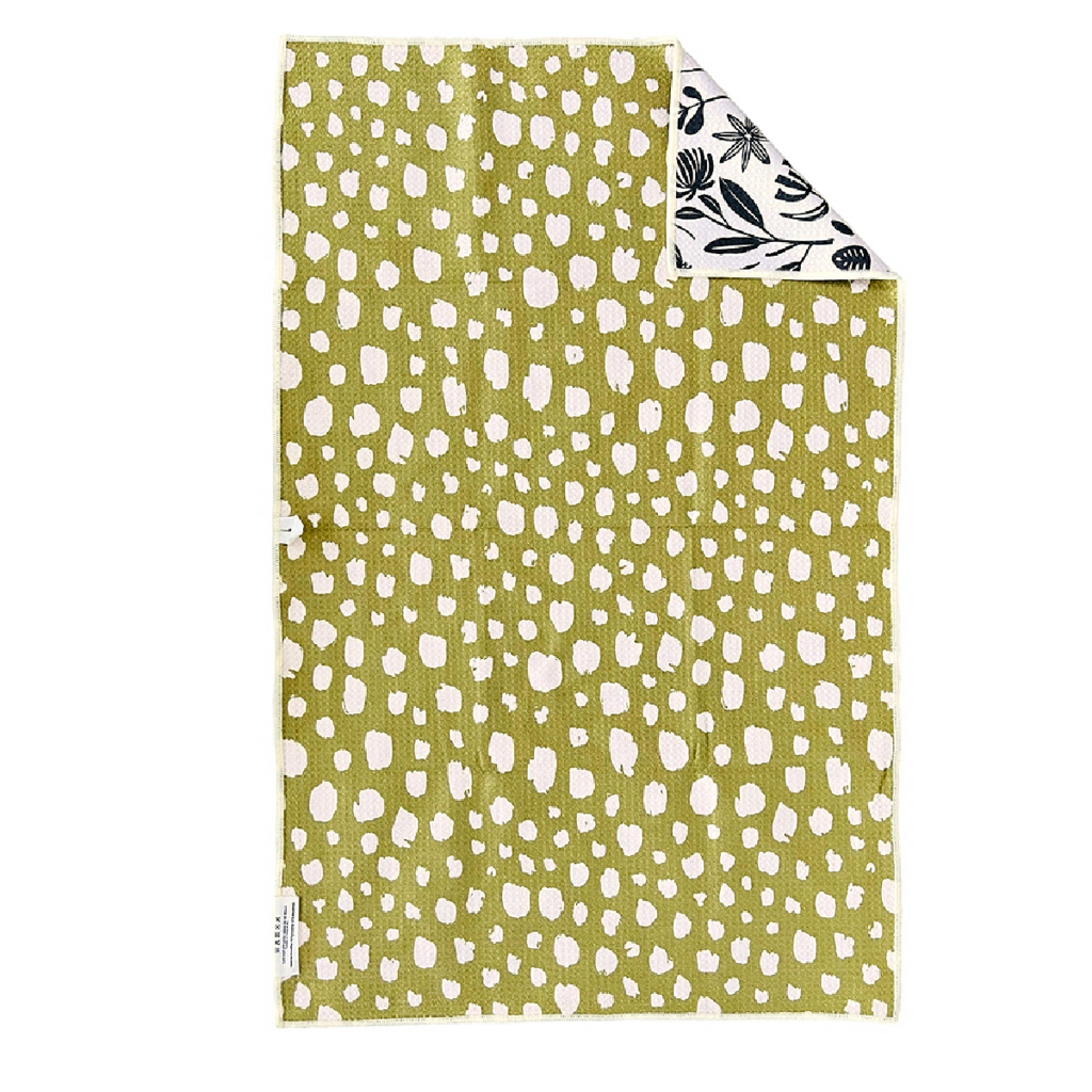 CRAE double sided dishtowel VINTAGE HIGHWAY