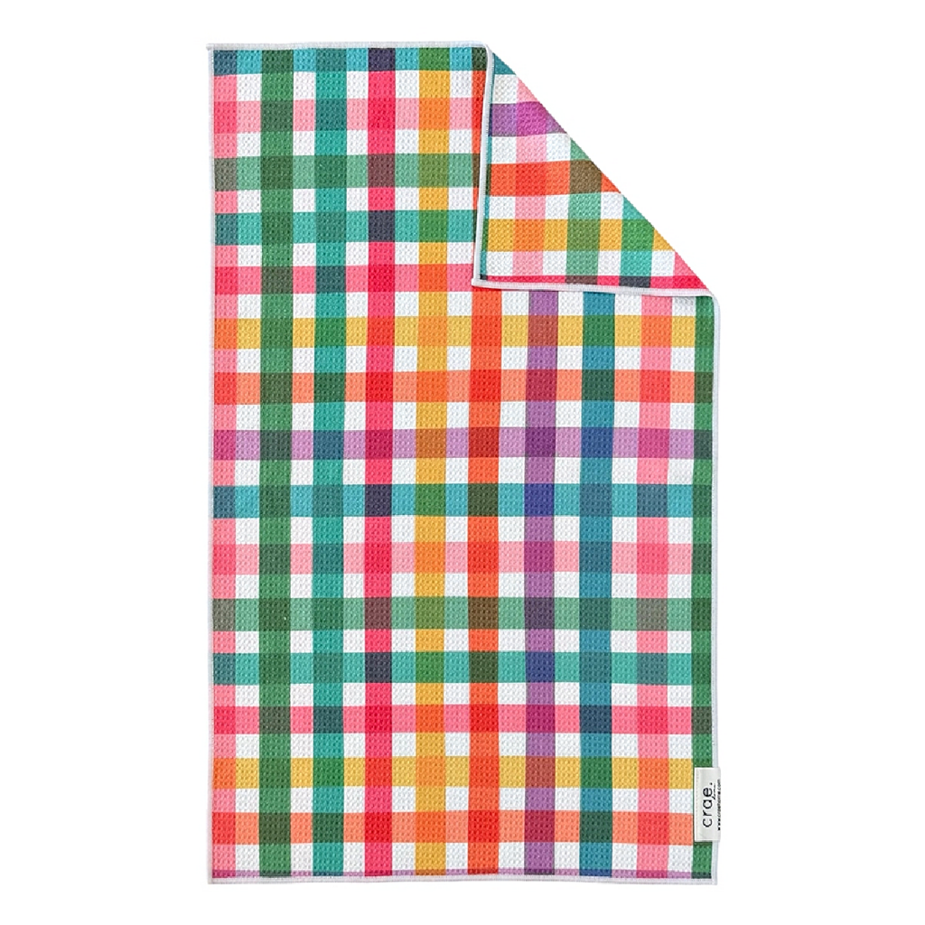 CRAE double sided dishtowel LIVE a LITTLE