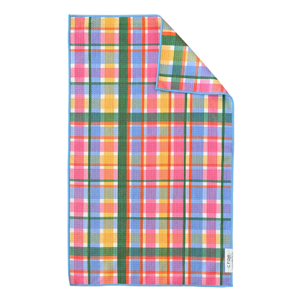 CRAE double sided dishtowel JOYFUL GRID